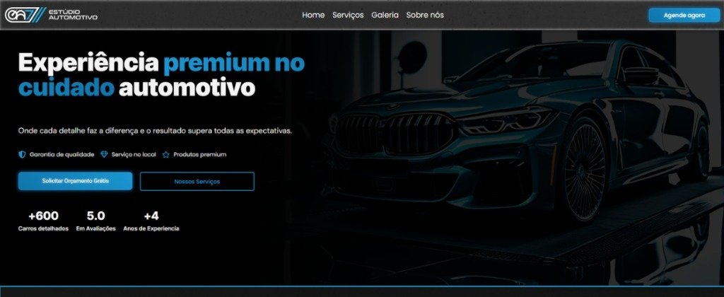 0A7 Estúdio — Mockup