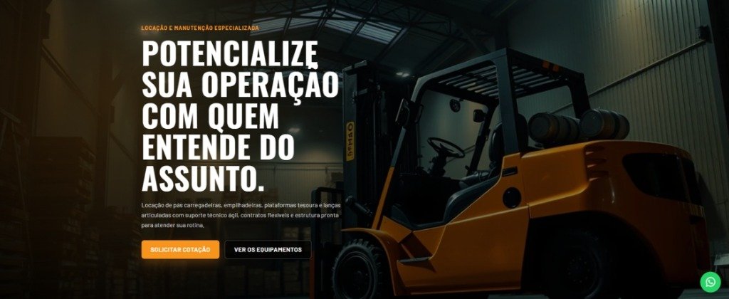 Master Máquinas Paraná — Mockup