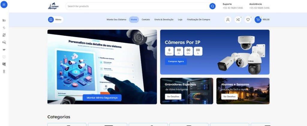 Sistemas Maringá — Mockup